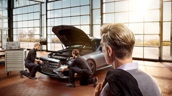 Karosserie, Lack, Glas aus Meisterhand: Mercedes-Benz Repair.