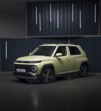 Werbebild für aktuelle Leasingangebote des neuen Hyundai INSTER.