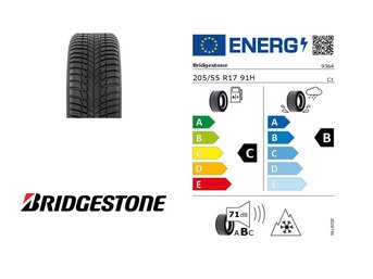 Label und Bild des Reifens Bridgestone Blizzak LM001 MO bei S&G.