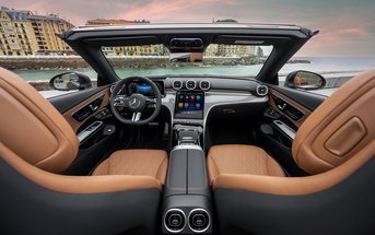 Interieur CLE Cabriolet in tonkabraun / schwarz