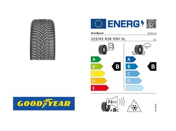 Label und Bild des Winterreifen Goodyear Ultra Grip Performance G1