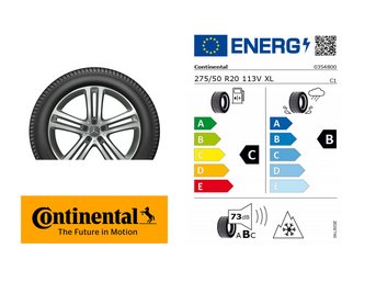 Bild und Label des Winterkomplettrades Continental WinterContact bei S&G. 