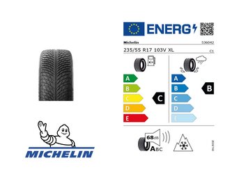 Label und Winterreifen Michelin Pilot Alpin 5 bei S&G.