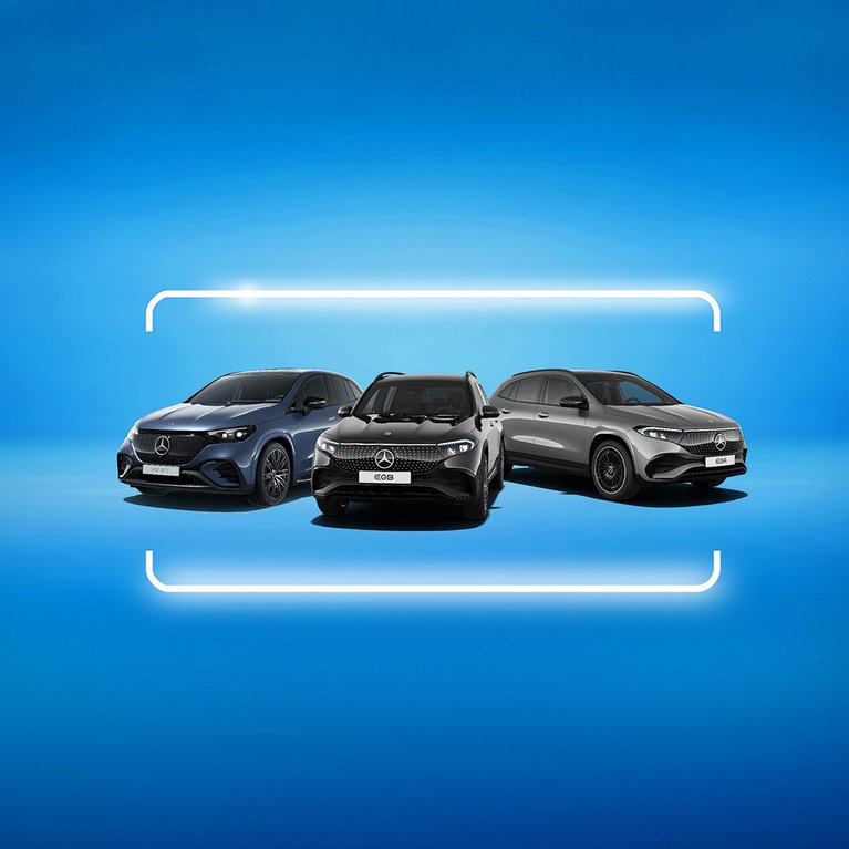 Mercedes-Benz Junge Sterne Elektrofahrzeuge – EQA, EQB, EQC und EQE mit bis zu 10 Jahren Batterie-Garantie und Finanzierung ab 2,99 % bei S&G.